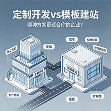 拉萨建站-定制开发vs模板建站：哪种方案更适合你的企业？