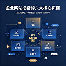 拉萨建站-企业网站必备的六大核心页面